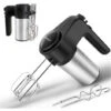 Aigostar Hanson - Sbattitore Elettrico, Fruste Elettriche,Velocità Regolabili E Turbo Boost Con 2 Fruste & 2 Ganci In Acciaio Inox, Design Di Espulsione A Un Pulsante -Piccoli Elettrodomestici 72603487 1