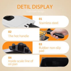 Aigostar Agni 30HEY - Friggitrice 2200Watts, Capacità 3Litri, Controllo Di Temperatura, Ciotola D'olio Removibile. Realizzata In Acciaio Inossidabile. Design Esclusivo. -Piccoli Elettrodomestici 72603514 5