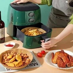 100PZ Carta Pergamena Fodera Per Friggitrice Ad Aria, Fodera Di Carta Usa E Getta Per Friggitrice Ad Aria,Carta Da Forno Per Padelle, Forno E Friggitrice Ad Aria Calda (Marrone 100PZ)164.5cm 10 100PZ Carta Pergamena Fodera Per Friggitrice Ad Aria, Fodera Di Carta Usa E Getta Per Friggitrice Ad Aria,Carta Da Forno Per Padelle, Forno E Friggitrice Ad Aria Calda (Marrone 100PZ)164.5cm -Piccoli Elettrodomestici 74550404 4