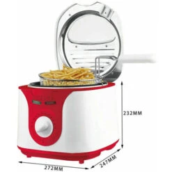 Friggitrice Elettrica Ad Olio Ad Immersione, 1450W 2 Litri -Piccoli Elettrodomestici 74643063 3