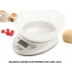 BILANCIA CUCINA ELETTR. KG.5 DIV. GR.1