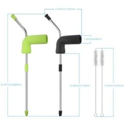 Confezione Da 2 Boccaglio Per Birra, Boccaglio Per Birra, Imbuto Per Bong Per Birra Con 2 Spazzole Per La Pulizia, Distributore Di Birra Per Party, Distributore Di Birra, Attrezzi Per Bere Da Bar, Dop -Piccoli Elettrodomestici 74926573 2