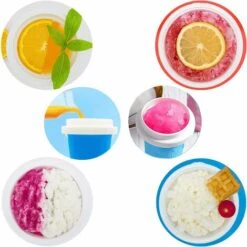 Fai Da Te Slushy Maker Cup Doppi Strati Coppa Di Silice, Frullato Pinch Ice Cup, Tazza Di Raffreddamento, Strumenti Per Freeeze, Tazza Di Spremitura Portatile Ghiacciata, Macchina Per Il Latte Fatta I -Piccoli Elettrodomestici 74926789 5