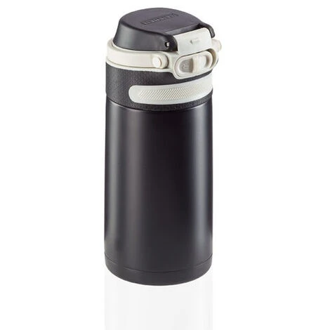 Leifheit 03243 Tazza Da Viaggio 350 Ml Nero Acciaio Inossidabile 3 Leifheit 03243 Tazza Da Viaggio 350 Ml Nero Acciaio Inossidabile