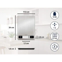 Bilancia Soehnle Page Profi 200 Pesa Alimenti Digitale Grigio -Piccoli Elettrodomestici 76022367 5