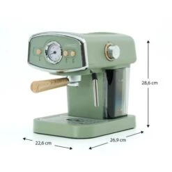 Macchina Da Caffé Express Semi-automatica Caprizze Kai 1050 W 15 Bar Capacitá Per 5 Tazzine Con Vaporizzatore Colore Verde Opaco -Piccoli Elettrodomestici 76398304 4
