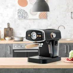 Macchina Caffé Express Semi-automatica Caprizze Kai 1050 W 15 Bar Capacitá Per 5 Tazzine Con Vaporizzatore Colore Nero Opaco 8 Macchina Caffé Express Semi-automatica Caprizze Kai 1050 W 15 Bar Capacitá Per 5 Tazzine Con Vaporizzatore Colore Nero Opaco -Piccoli Elettrodomestici 76398317 2