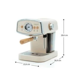Macchina Da Caffé Express Semi-automatica Caprizze Kai 1050 W 15 Bar Capacitá Per 5 Tazzine Con Vaporizzatore Color Bianco Opaco -Piccoli Elettrodomestici 76398318 4