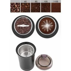 Macinacaffè Elettrica 300W, Con Lame In Acciaio Inossidabile E Spazzola Per La Pulizia 10 Macinacaffè Elettrica 300W, Con Lame In Acciaio Inossidabile E Spazzola Per La Pulizia -Piccoli Elettrodomestici 76874418 4