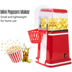 Macchina Per Fare I Popcorn A Casa Macchina Per Fare I Popcorn Macchina Per Popcorn Elettrica Ad Alta Potenza Da 1200 W Mini Estrusore Per Mais Piccolo Canestro Da Basket -Piccoli Elettrodomestici 77487687 3