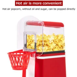 Macchina Per Fare I Popcorn A Casa Macchina Per Fare I Popcorn Macchina Per Popcorn Elettrica Ad Alta Potenza Da 1200 W Mini Estrusore Per Mais Piccolo Canestro Da Basket -Piccoli Elettrodomestici 77487687 4