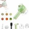Set Tagliaverdure Elettrico Portatile 4 In 1, Robot Da Cucina Wireless Per Aglio Pepe Peperoncino Cipolla Sedano Carne Zenzero Con Spazzola 1 Set Tagliaverdure Elettrico Portatile 4 In 1, Robot Da Cucina Wireless Per Aglio Pepe Peperoncino Cipolla Sedano Carne Zenzero Con Spazzola -Piccoli Elettrodomestici 77494445 1