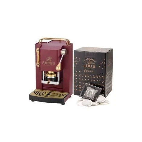 Faber Macchina Da Caffe A Cialde Pro Mini Deluxe Cherry Red - FABPROMINICHERRYBASO 3 Faber Macchina Da Caffe A Cialde Pro Mini Deluxe Cherry Red - FABPROMINICHERRYBASO