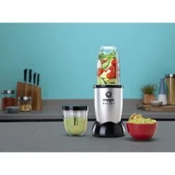 Magic Bullet Di Nutribullet, Frullatore Elettrico, Frullatore Piccolo, Confezione Con 7 Accessori, Potenza 250 Watt, Grigio, MBR10 -Piccoli Elettrodomestici 78986755 3