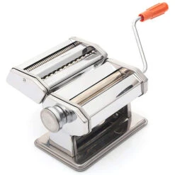 2018.513.5cm Ingranaggi Regolabili Macchina Per Tagliatelle Manuale In Acciaio Inox (argento In Un Unico Pezzo)