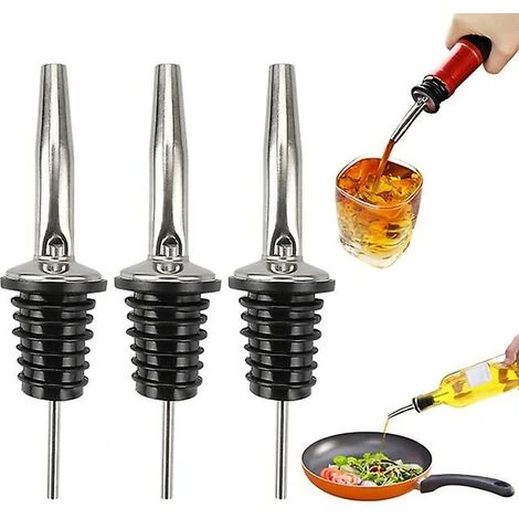 Dispenser Per Versatore Per Bottiglia Di Vino In Acciaio Inossidabile Per Olio D'oliva Da 1 Pezzo 3 Dispenser Per Versatore Per Bottiglia Di Vino In Acciaio Inossidabile Per Olio D'oliva Da 1 Pezzo