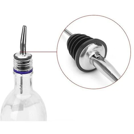 Dispenser Per Versatore Per Bottiglia Di Vino In Acciaio Inossidabile Per Olio D'oliva Da 1 Pezzo 6 Dispenser Per Versatore Per Bottiglia Di Vino In Acciaio Inossidabile Per Olio D'oliva Da 1 Pezzo - immagine 4
