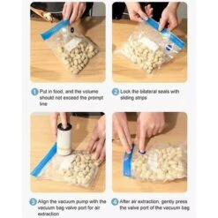Sacco Sottovuoto Abbigliamento Cibo Pompa Guarnizione Pompa Ad Aria Domestica Compressa Elettrica -Piccoli Elettrodomestici 81292759 5