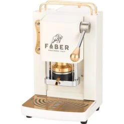 Faber Macchina Da Caffe A Cialde Pro Mini Deluxe Pure White - PROMINIWHITEBASOTT
