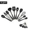 None Utensili Da Cucina In Silicone Set Di Utensili Da Cucina In Silicone Strumenti Di Cottura Manico In Silicone Resistente Al Calore Antiaderenti 14 Pezzi