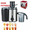 No Brand CENTRIFUGA ESTRATTORE DI SUCCO PER FRUTTA E VERDURA 850 Watt -Piccoli Elettrodomestici 81954694 1