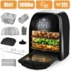 XXXL 8in1 Forno Ad Aria Calda 12l + 10 Accessori - 1800W, 8 Programmi, Girarrosto, Disidratatore, Temperatura E Timer Regolabili -Piccoli Elettrodomestici 82403087 1