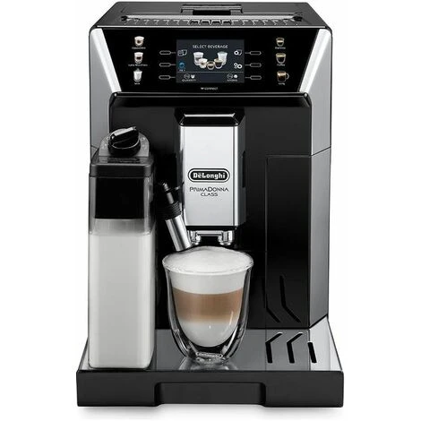 DeLonghi ECAM 550.65.SB PrimaDonna Class Macchina Espresso Con Macinatore Tecnologia Esclusiva Bevande Latte Nero E Argento 3 DeLonghi ECAM 550.65.SB PrimaDonna Class Macchina Espresso Con Macinatore Tecnologia Esclusiva Bevande Latte Nero E Argento