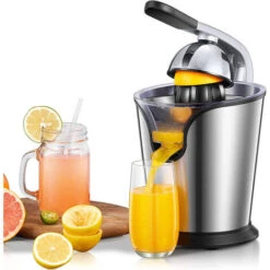 Spremiagrumi Elettrico Professionale 350W Estrazione A Leva Casa Bar JE-651E