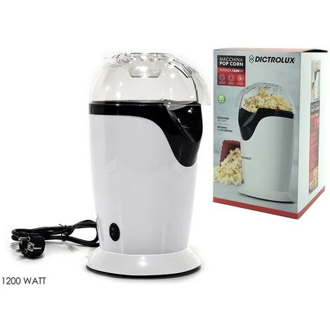 MACCHINA POP CORN 1200W BIANCA 3 MACCHINA POP CORN 1200W BIANCA