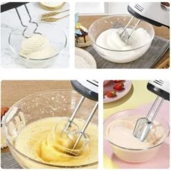 Sbattitore Elettrico Professionale Manuale 7 Velocità 260W Doppia Frusta Acciaio -Piccoli Elettrodomestici 83678251 3