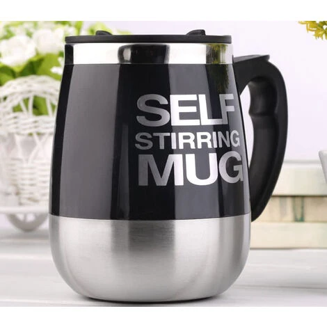 Tazza Automescolante Elettrica Coperchio Mixer Frullatore Caffe Cappuccino Te 4 Tazza Automescolante Elettrica Coperchio Mixer Frullatore Caffe Cappuccino Te - immagine 2