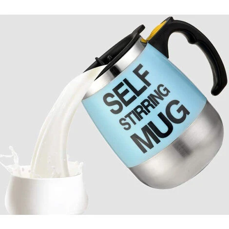 Tazza Automescolante Elettrica Coperchio Mixer Frullatore Caffe Cappuccino Te 5 Tazza Automescolante Elettrica Coperchio Mixer Frullatore Caffe Cappuccino Te - immagine 3