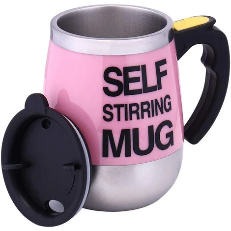 Tazza Automescolante Elettrica Coperchio Mixer Frullatore Caffe Cappuccino Te 6 Tazza Automescolante Elettrica Coperchio Mixer Frullatore Caffe Cappuccino Te - immagine 4