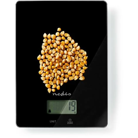 Nedis Bilancia Da Cucina Digitale Plastica / Vetro Nero 5 Nedis Bilancia Da Cucina Digitale Plastica / Vetro Nero - immagine 3