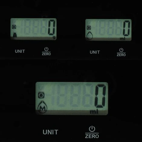 Nedis Bilancia Da Cucina Digitale Plastica / Vetro Nero 7 Nedis Bilancia Da Cucina Digitale Plastica / Vetro Nero - immagine 5