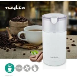 Nedis Macinacaffè 70 G 150 W Bianco -Piccoli Elettrodomestici 85339671 2
