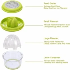 Spremiagrumi Manuale Spremiagrumi, Spremiagrumi 4 In 1 Spremiagrumi Manuale, Spremiagrumi Con Contenitore Da 400 Ml, Spremiagrumi In Plastica, Spremiagrumi, Spremiagrumi E Frutta, Multi-Wa -Piccoli Elettrodomestici 85910232 3