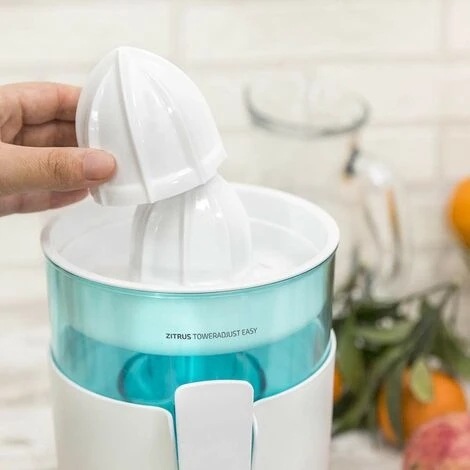Cecotec Exprimidor Eléctrico Zitrus TowerAdjust Easy. Potencia 350 W,Filtro Regulador De Pulpa,2 Conos Desmontables De Diferente Tamaño, Tambor Libre De BPA, Capacidad De 0,5 L (Blanco) 4 Cecotec Exprimidor Eléctrico Zitrus TowerAdjust Easy. Potencia 350 W,Filtro Regulador De Pulpa,2 Conos Desmontables De Diferente Tamaño, Tambor Libre De BPA, Capacidad De 0,5 L (Blanco) - immagine 2