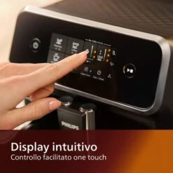 Philips 2200 Series Macchina Da Caffè Automatica - Montalatte LatteGo, 3 Bevande, Display Touch Intuitivo, Nero Lucido (EP2231/40) 7 Philips 2200 Series Macchina Da Caffè Automatica - Montalatte LatteGo, 3 Bevande, Display Touch Intuitivo, Nero Lucido (EP2231/40) -Piccoli Elettrodomestici 86327525 2