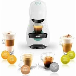 NESCAFÉ DOLCE GUSTO De'Longhi Piccolo XS EDG210.W Macchina Per Caffè Espresso E Altre Bevande In Capsula, Manuale, 0.8 Litri, Bianco -Piccoli Elettrodomestici 86329432 4