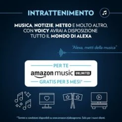 Lavazza, A Modo Mio Voicy, Macchina Caffè Per Espresso, Con Controllo Vocale, Alexa Integrata E Controllo Smart Home, Compatibile Con Capsule Lavazza A Modo Mio E Con App Piacere Lavazza, Nera -Piccoli Elettrodomestici 86645870 2