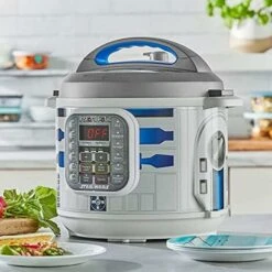 Instant Pot Duo 60 (R2D2) Star Wars Electric Pressure Cooker, Multi-Cooker In Stainless Steel, 1000 W, 5.7 L, 112-0157-01-UKEU White, R2D2 6L With UK EU Plug -Piccoli Elettrodomestici 86647616 4