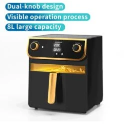 FRIGGITRICE AD ARIA CALDA SENZA OLIO 8 LT FRIGGE CUOCE TOUCH ARROSTO 1700 W AIGO -Piccoli Elettrodomestici 86862645 5