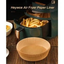 Set 100 Pezzi Carta Da Forno Per Friggitrice Ad Aria Fodere Monouso 16x4,5 Cm -Piccoli Elettrodomestici 87083515 3