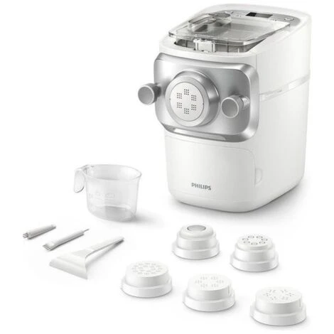 Philips Macchina Per La Pasta Serie 7000 Tecnologia ProExtrude Completamente Automatica Tecnologia Di Miscelazione Perfetta 6 Trafile Bianco 4 Philips Macchina Per La Pasta Serie 7000 Tecnologia ProExtrude Completamente Automatica Tecnologia Di Miscelazione Perfetta 6 Trafile Bianco - immagine 2