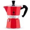 Bialetti Caffettiera Moka Express Rossa - 6 Tazze