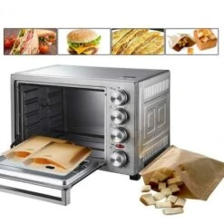 Sacchetti Per Tostapane Antiaderenti Riutilizzabili E Resistenti Al Calore Facili Da Pulire, Perfetti Per Panini Al Formaggio Grigliati (10 Pezzi) -Piccoli Elettrodomestici 88665669 2