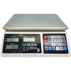 BILANCIA DA BANCO ELETTRONICA DIGITALE PROFESSIONALE BATTERIA MAX 40 KG ACS-017