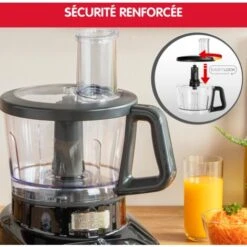 Moulinex FP8218 Double Force Robot Da Cucina Multifunzione All-in-One, 3L, 1000W, 6 Velocità, 8 Accessori, 28 Funzioni, Robot Frullatore E Tritatutto Per Affettare, Impastare, Grattugiare, Emulsionare -Piccoli Elettrodomestici 89658070 4
