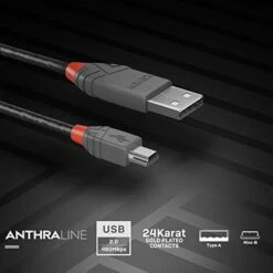 LINDY - Cavo Da USB A Micro USB 2.0 A/B, Linea Anthra 0,5 Metri, Trasferimento Dati A 480 Mbps, Cavo Di Ricarica, Compatibile Con TV, Monitor, Tablet, Laptop, Laptop, Laptop, 10 Anni Di Garanzia 11 LINDY - Cavo Da USB A Micro USB 2.0 A/B, Linea Anthra 0,5 Metri, Trasferimento Dati A 480 Mbps, Cavo Di Ricarica, Compatibile Con TV, Monitor, Tablet, Laptop, Laptop, Laptop, 10 Anni Di Garanzia -Piccoli Elettrodomestici 90642169 5
